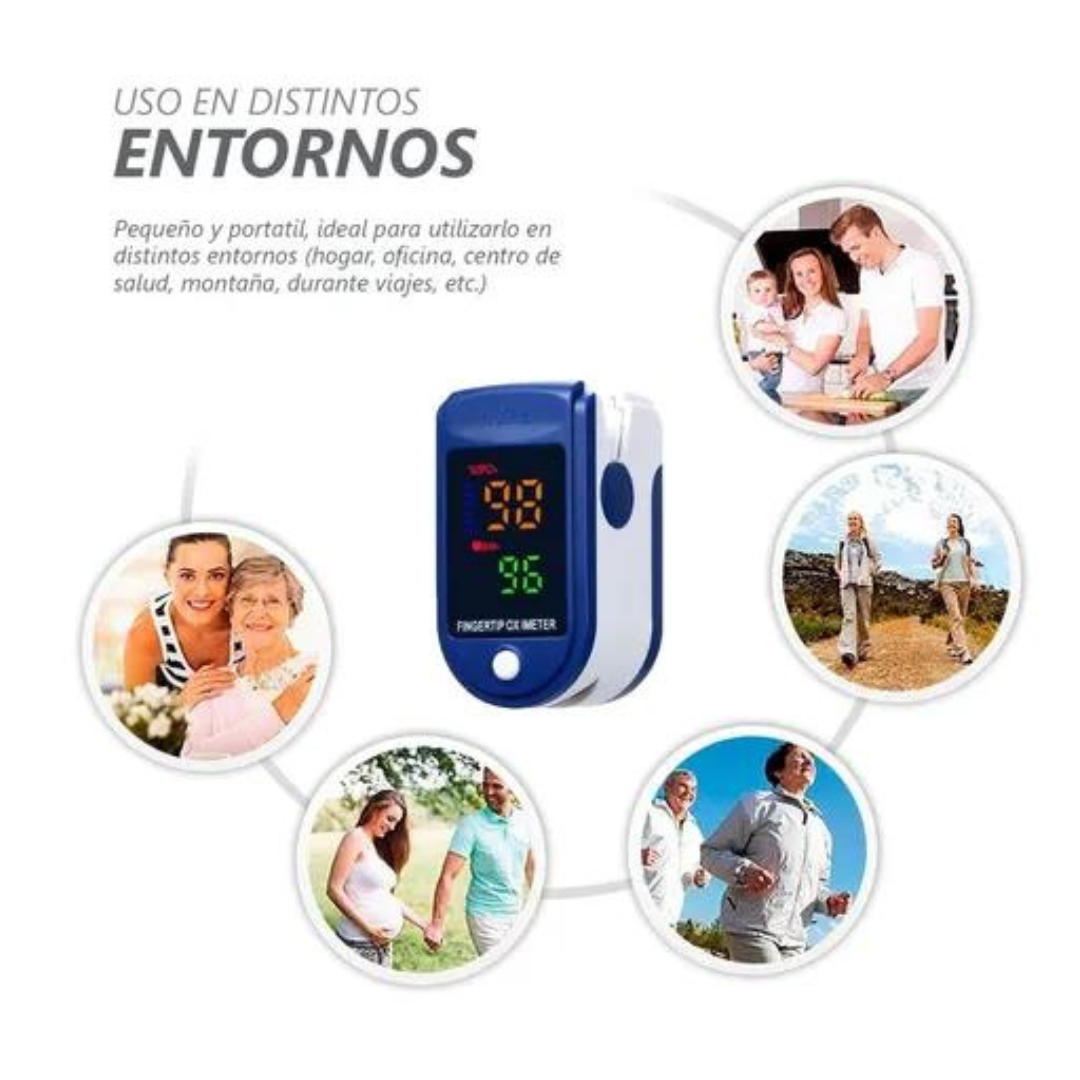 Oxímetro - Medidor de saturación de oxígeno y pulso